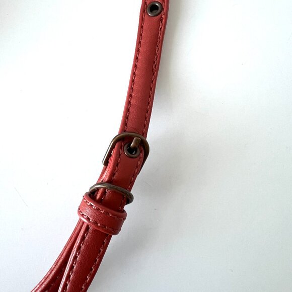 Matt & Nat Triple Crossbody Bag, Rust Orange, Detachable Strap, VGC! - Picture 4 of 16